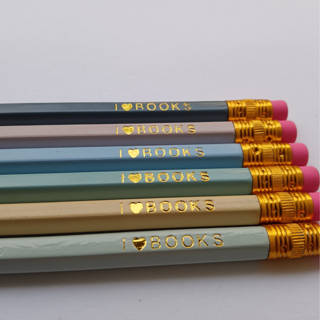 Personalized Foil Stamped Pencil Set