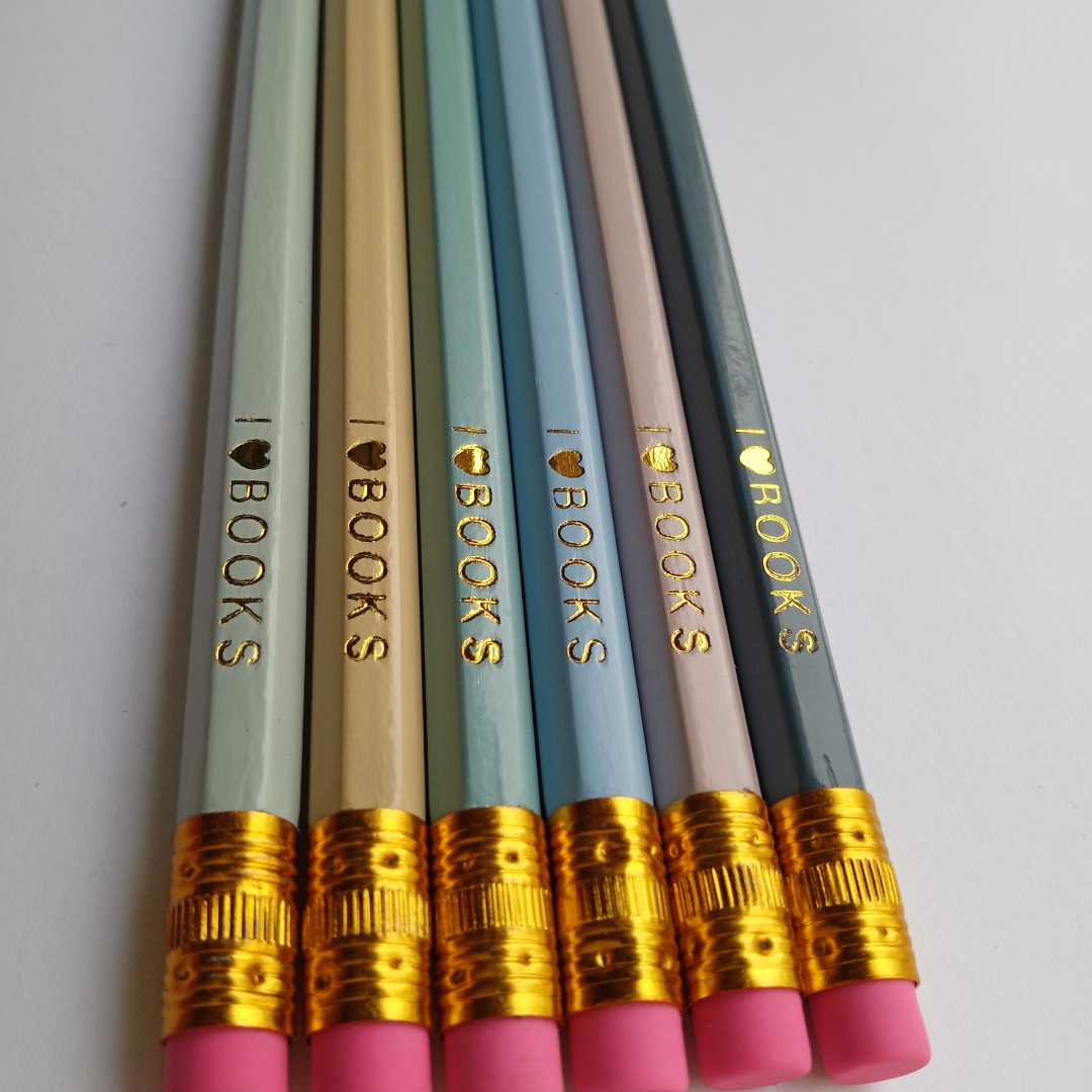 Personalized Foil Stamped Pencil Set