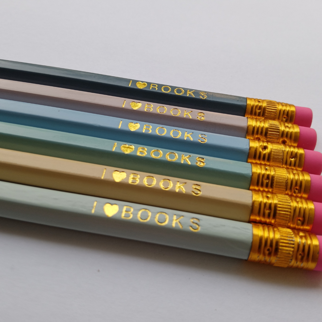 Personalized Foil Stamped Pencil Set